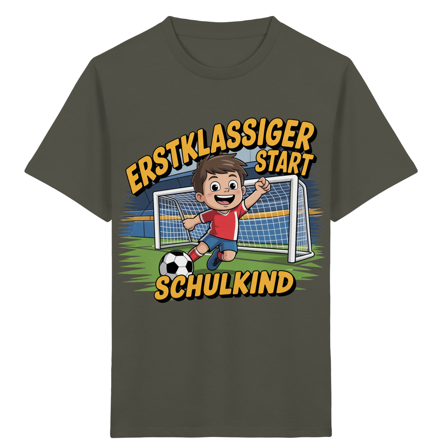 Schulkind Kicker Edition Bio T-Shirt personalisierbar