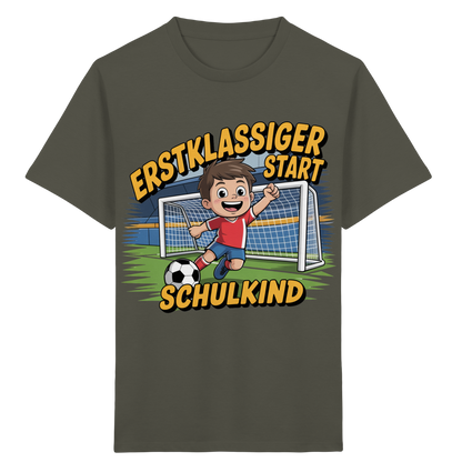 Schulkind Kicker Edition Bio T-Shirt personalisierbar