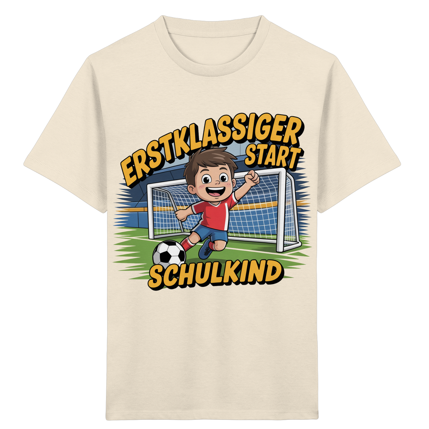 Schulkind Kicker Edition Bio T-Shirt personalisierbar