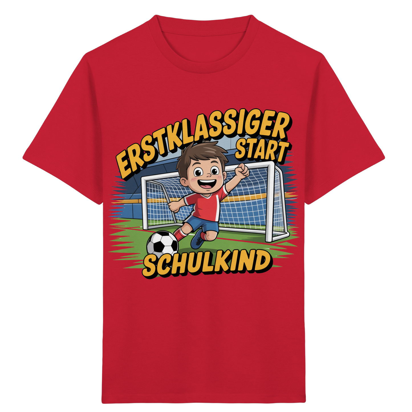 Schulkind Kicker Edition Bio T-Shirt personalisierbar