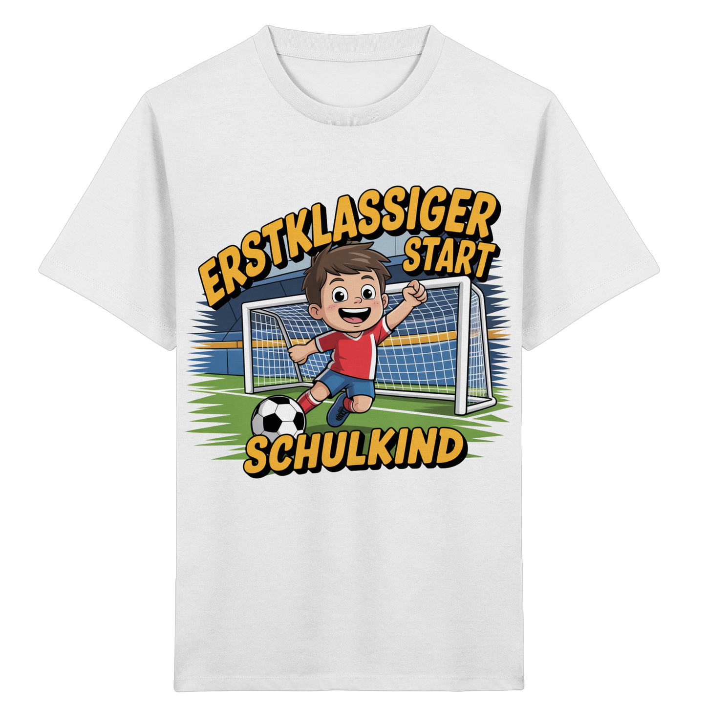 Schulkind Kicker Edition Bio T-Shirt personalisierbar