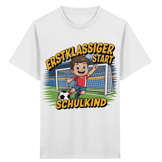 Schulkind Kicker Edition Bio T-Shirt personalisierbar