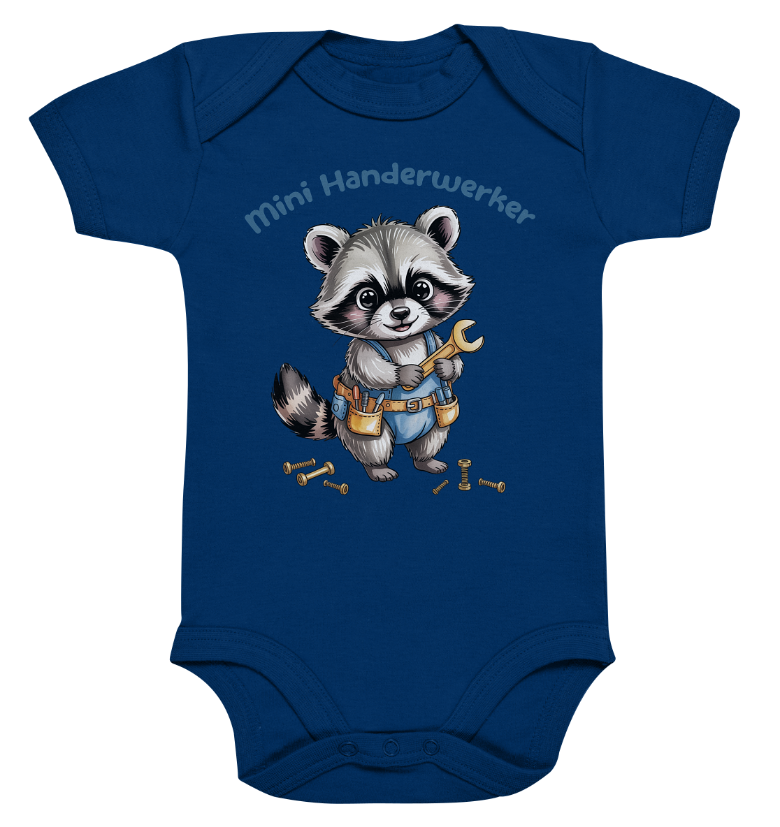Mini Handwerker personalisierter  Bio Babybody