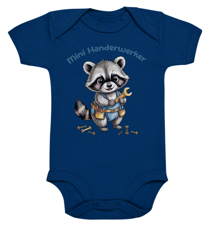 Mini Handwerker personalisierter  Bio Babybody