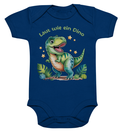 Laut wie ein Dino personalisierbar  Bio Babybody