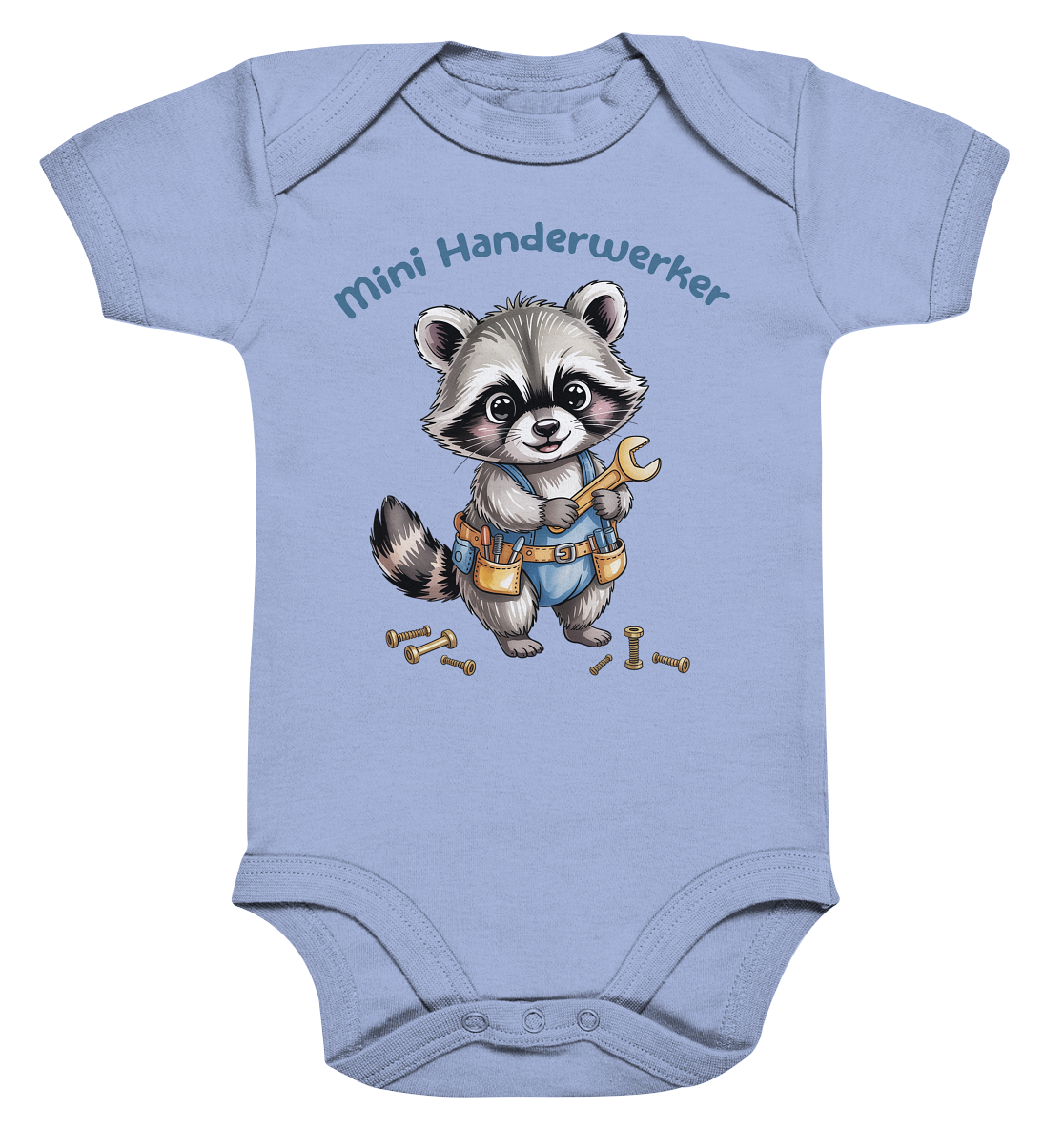 Mini Handwerker personalisierter  Bio Babybody
