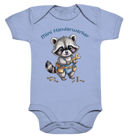 Mini Handwerker personalisierter  Bio Babybody