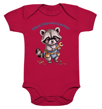 Mini Handwerker personalisierter  Bio Babybody