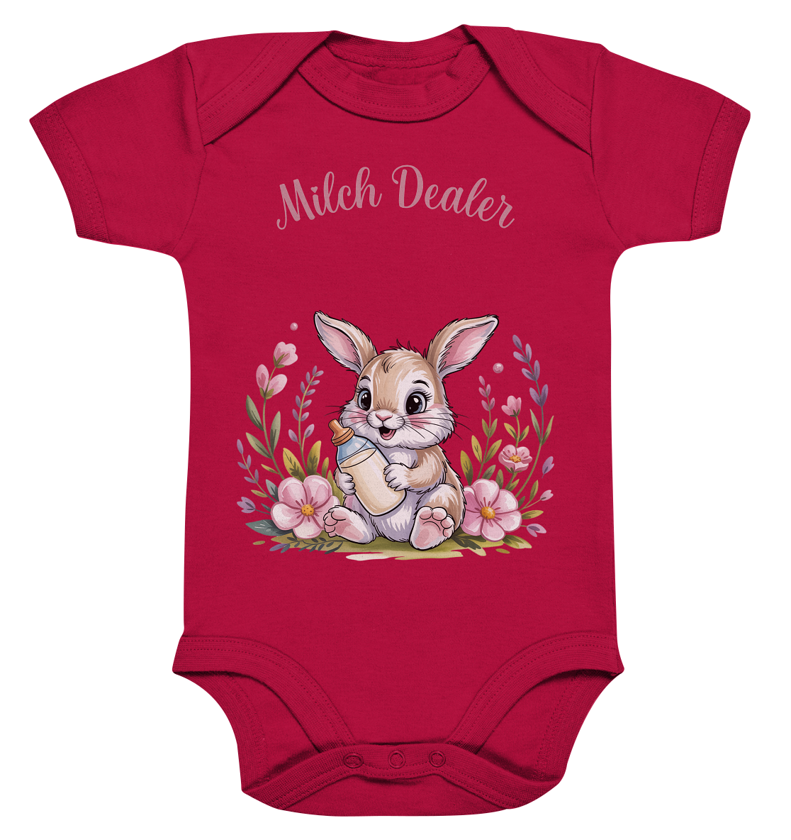 Milch Dealer personalisierter  Bio Babybody