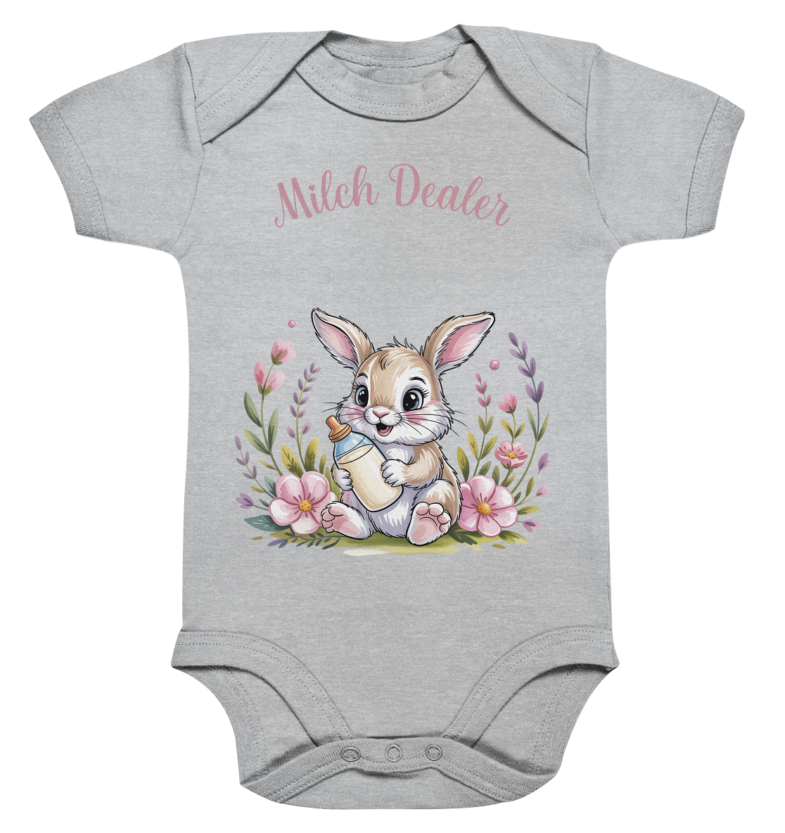 Milch Dealer personalisierter  Bio Babybody