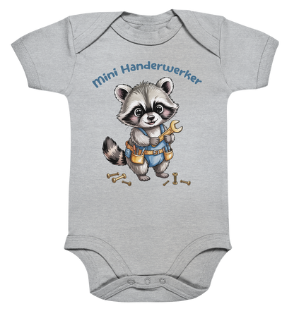 Mini Handwerker personalisierter  Bio Babybody
