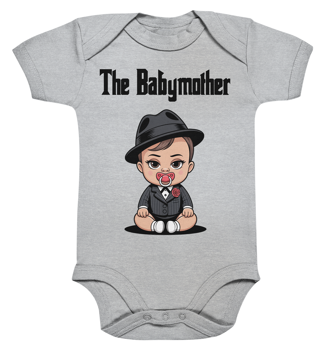 The Babymother personalisierter Bio Babybody