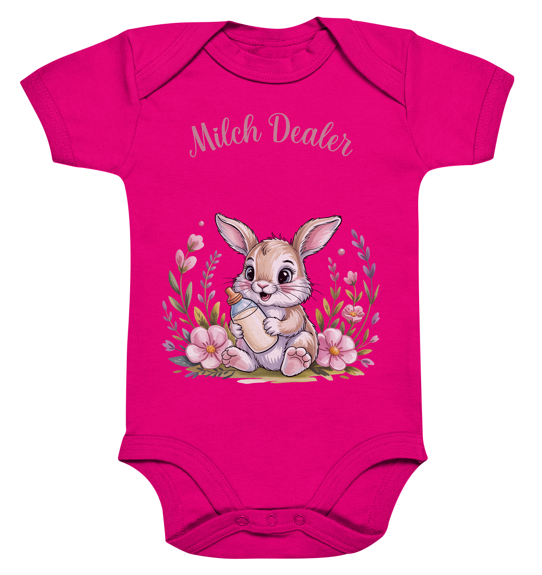 Milch Dealer personalisierter  Bio Babybody