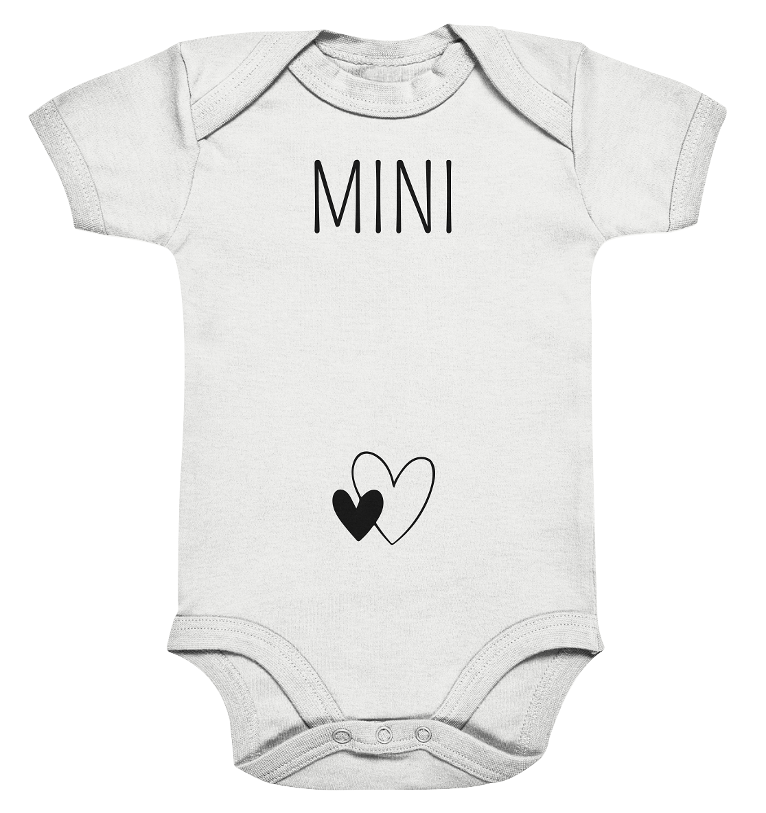 Mini personalisierter Bio Babybody