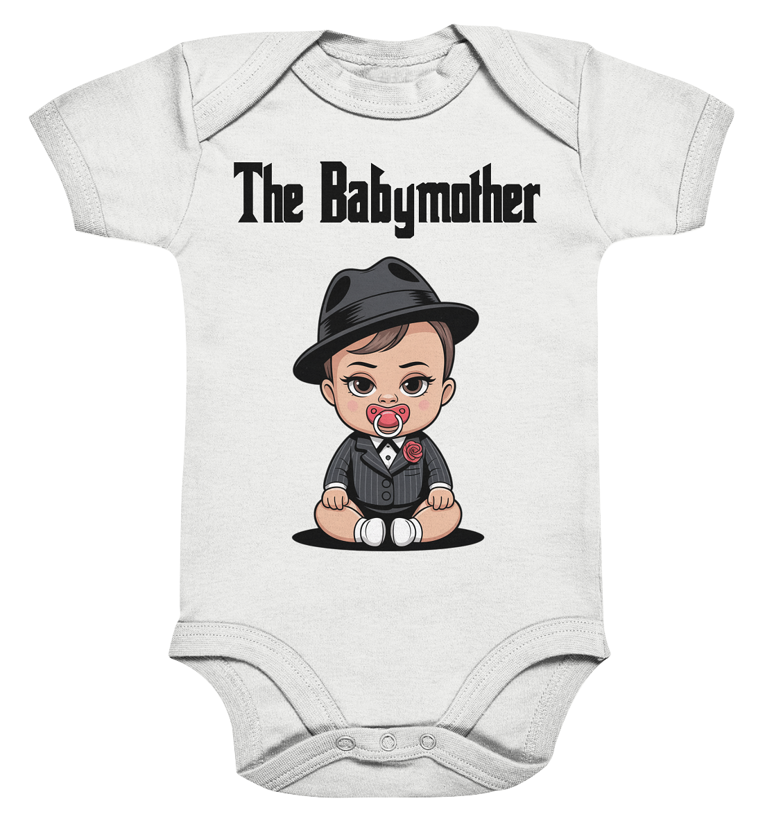The Babymother personalisierter Bio Babybody