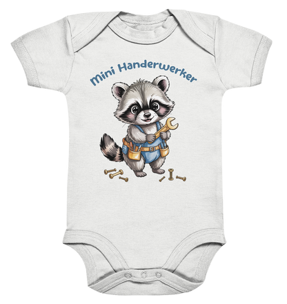 Mini Handwerker personalisierter  Bio Babybody