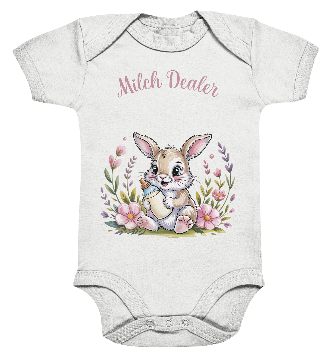 Milch Dealer personalisierter  Bio Babybody
