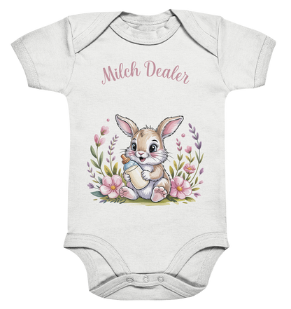 Milch Dealer personalisierter  Bio Babybody