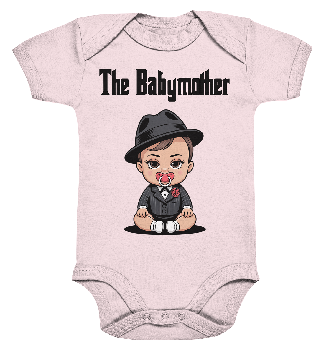 The Babymother personalisierter Bio Babybody