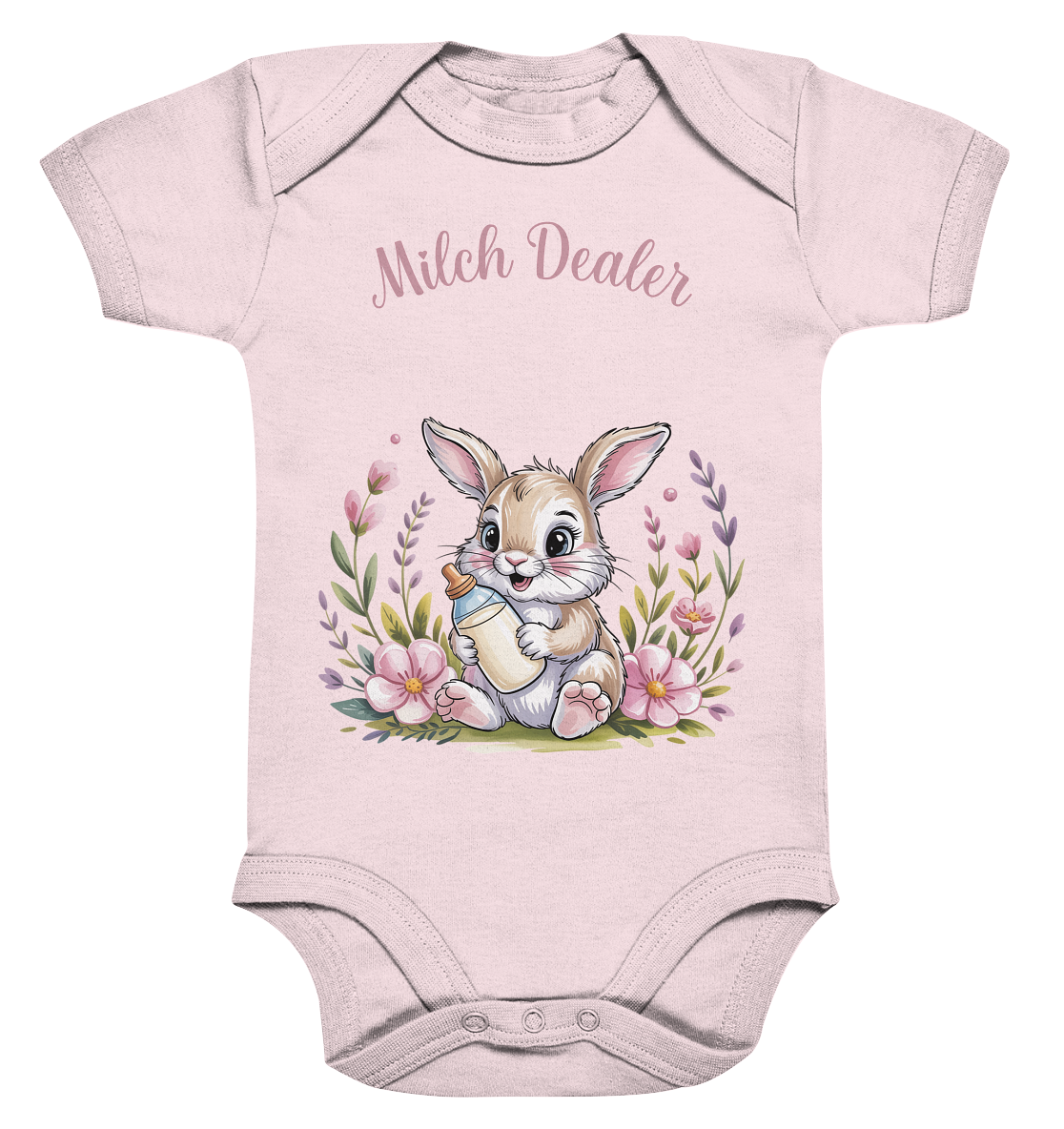 Milch Dealer personalisierter  Bio Babybody