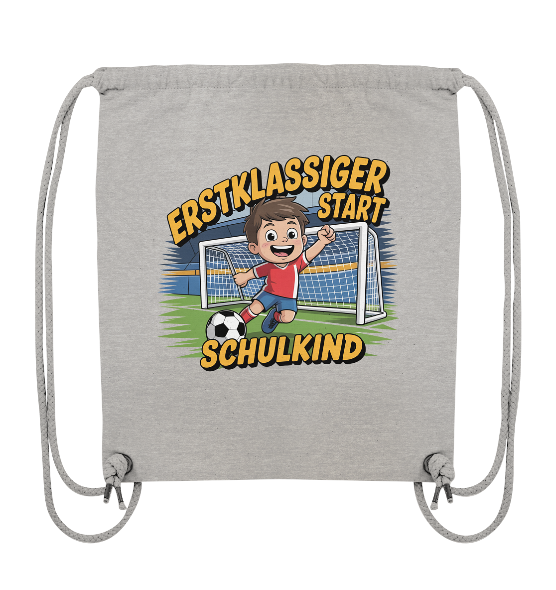 Fußball Turnbeutel zur Einschulung – mit Namen personalisiert