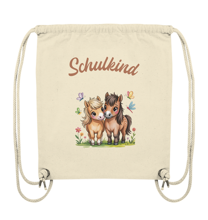Ponyfreunde Turnbeutel zur Einschulung – mit Namen personalisiert