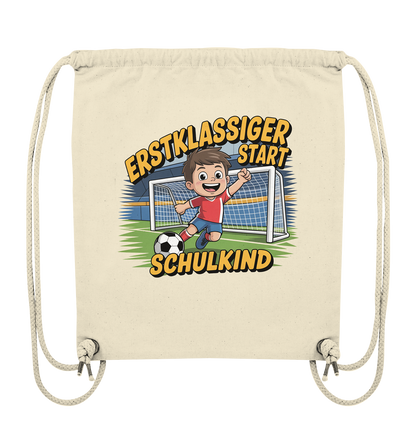 Fußball Turnbeutel zur Einschulung – mit Namen personalisiert