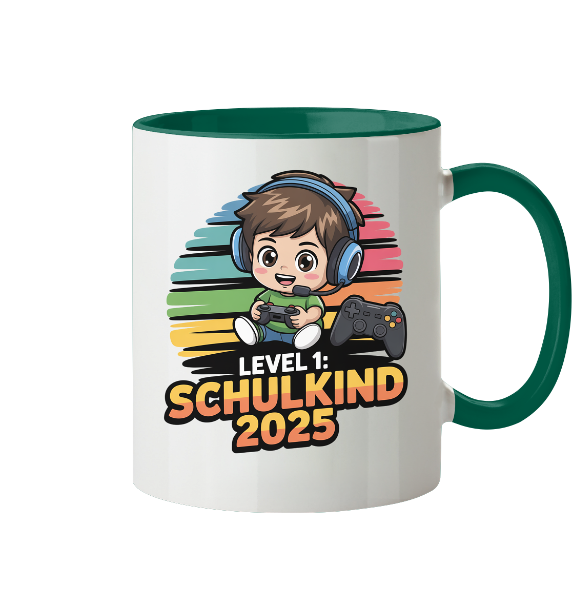 Level 1 Schulkind Tasse