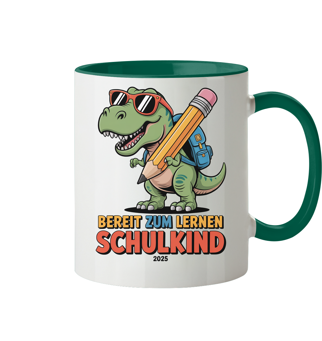 Bereit zu lernen Dino Tasse