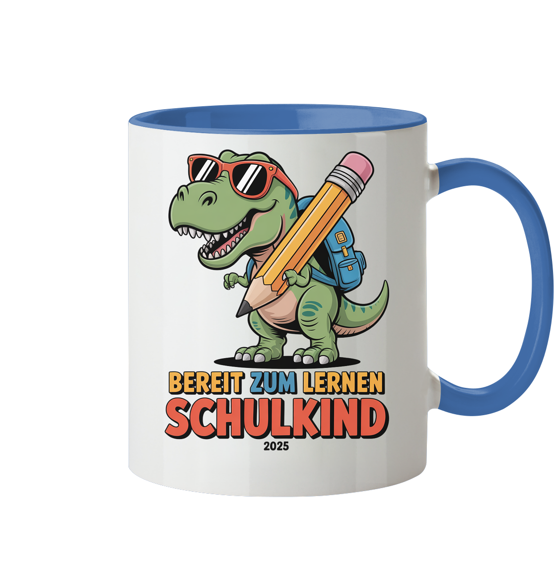 Bereit zu lernen Dino Tasse