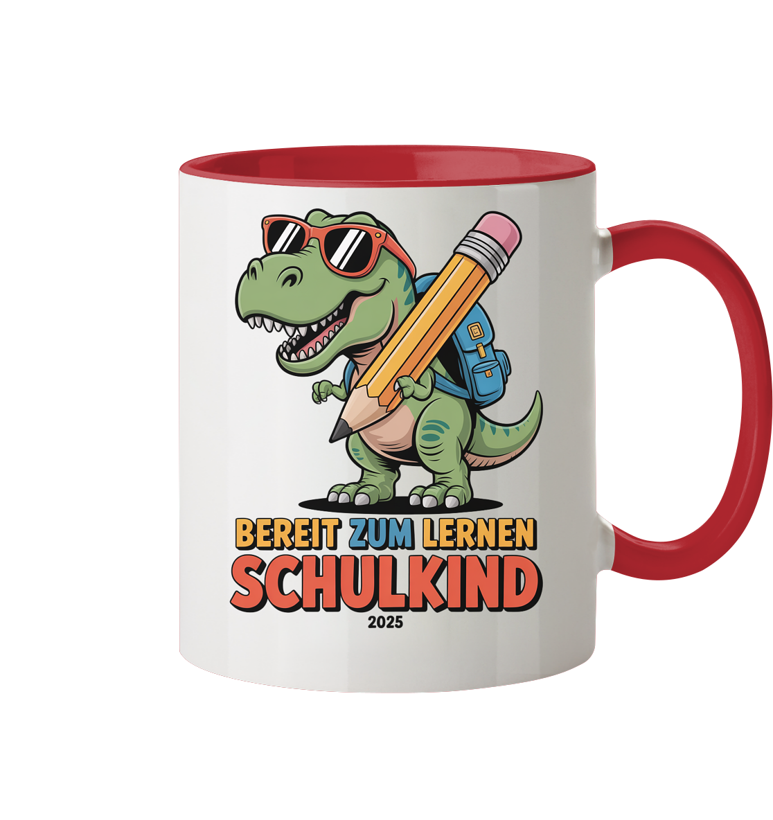 Bereit zu lernen Dino Tasse