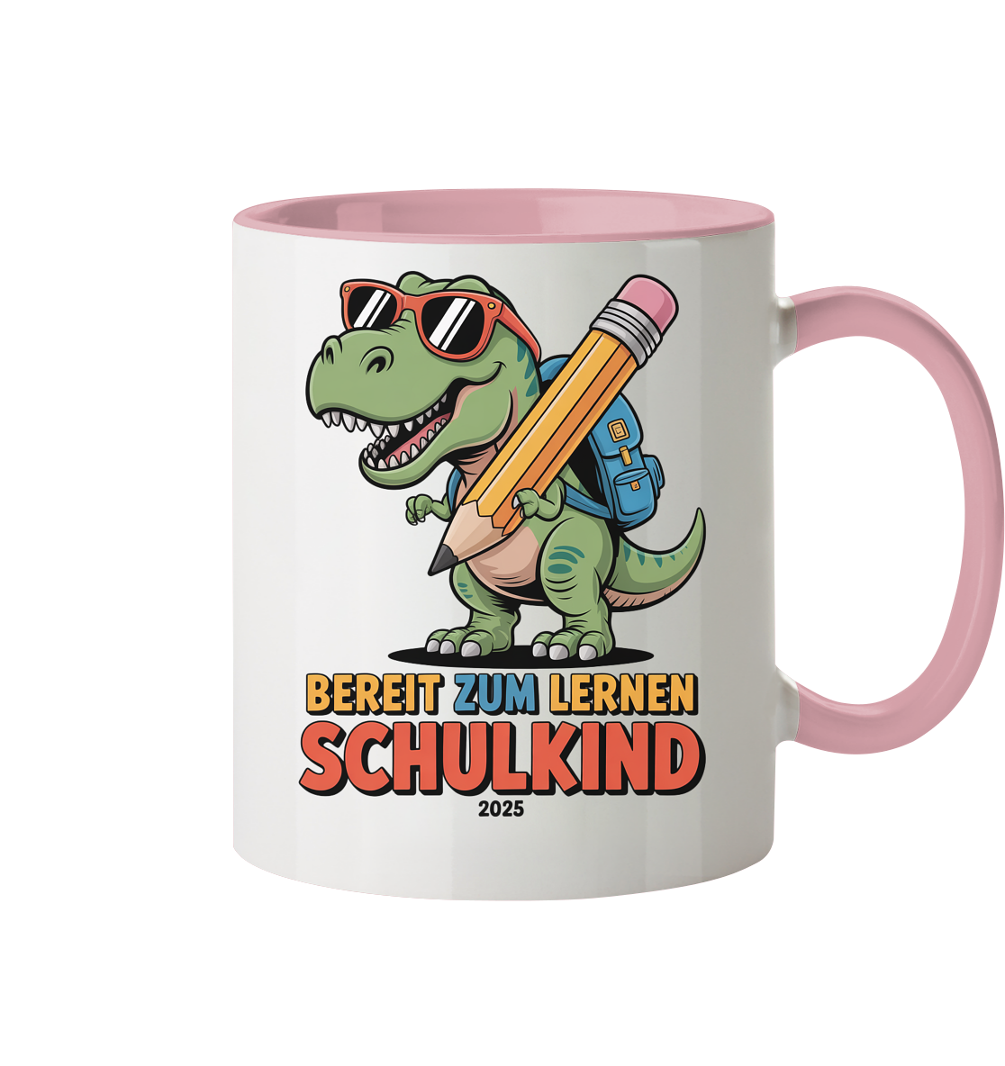 Bereit zu lernen Dino Tasse