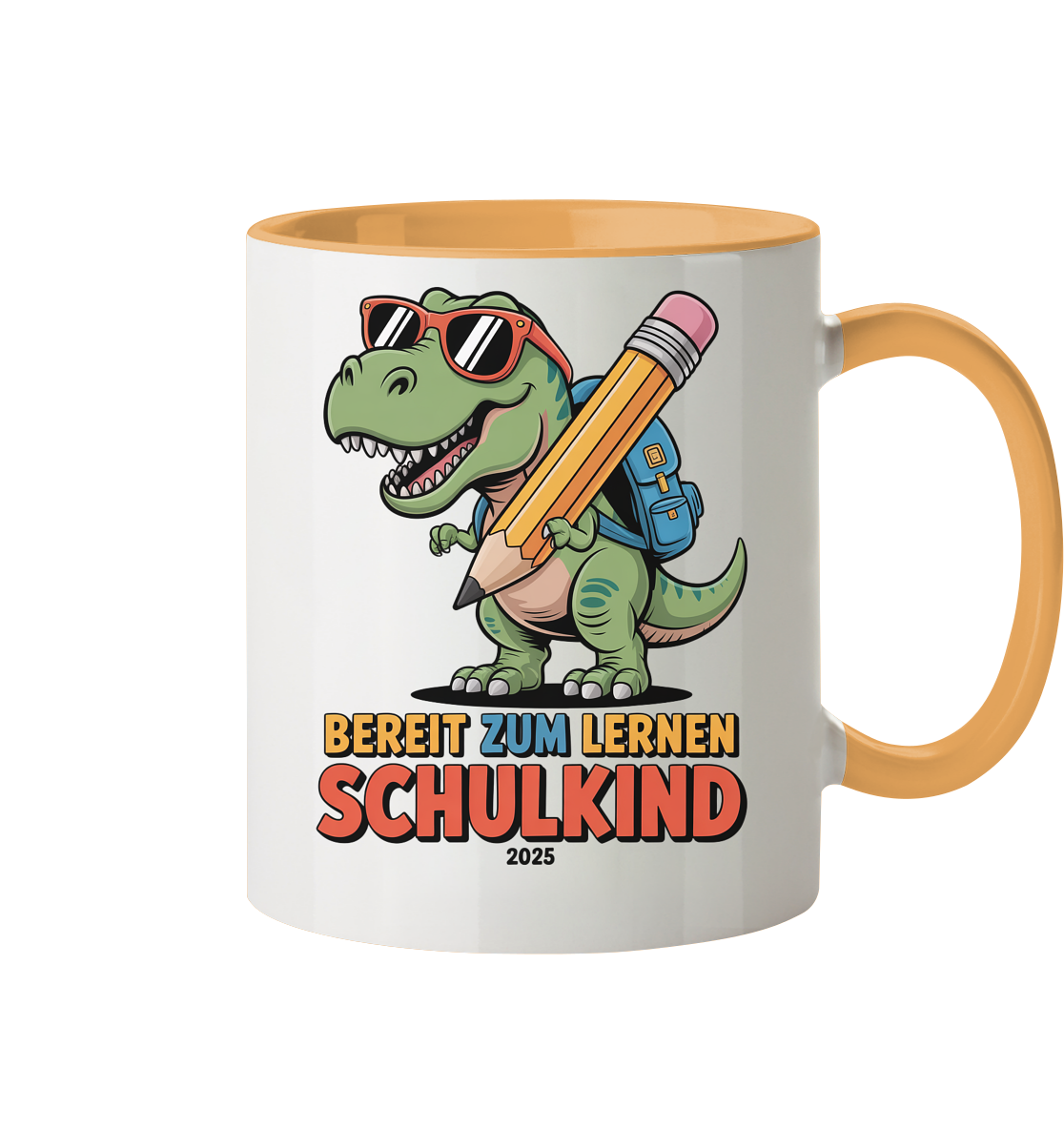 Bereit zu lernen Dino Tasse